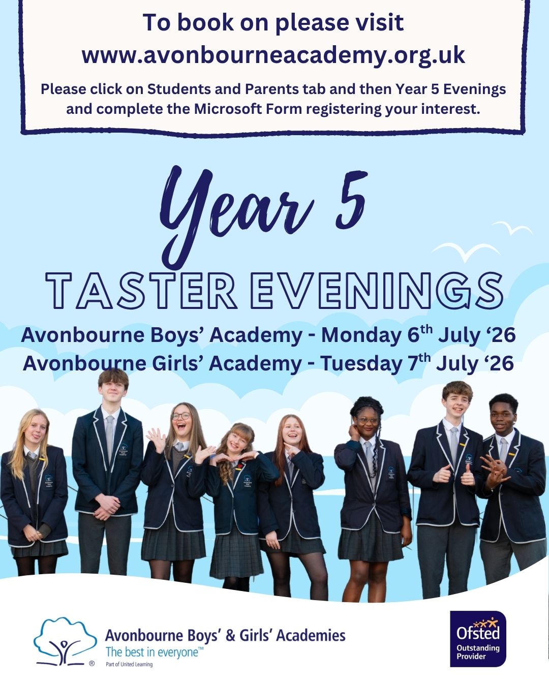 Year 5 Taster Evening