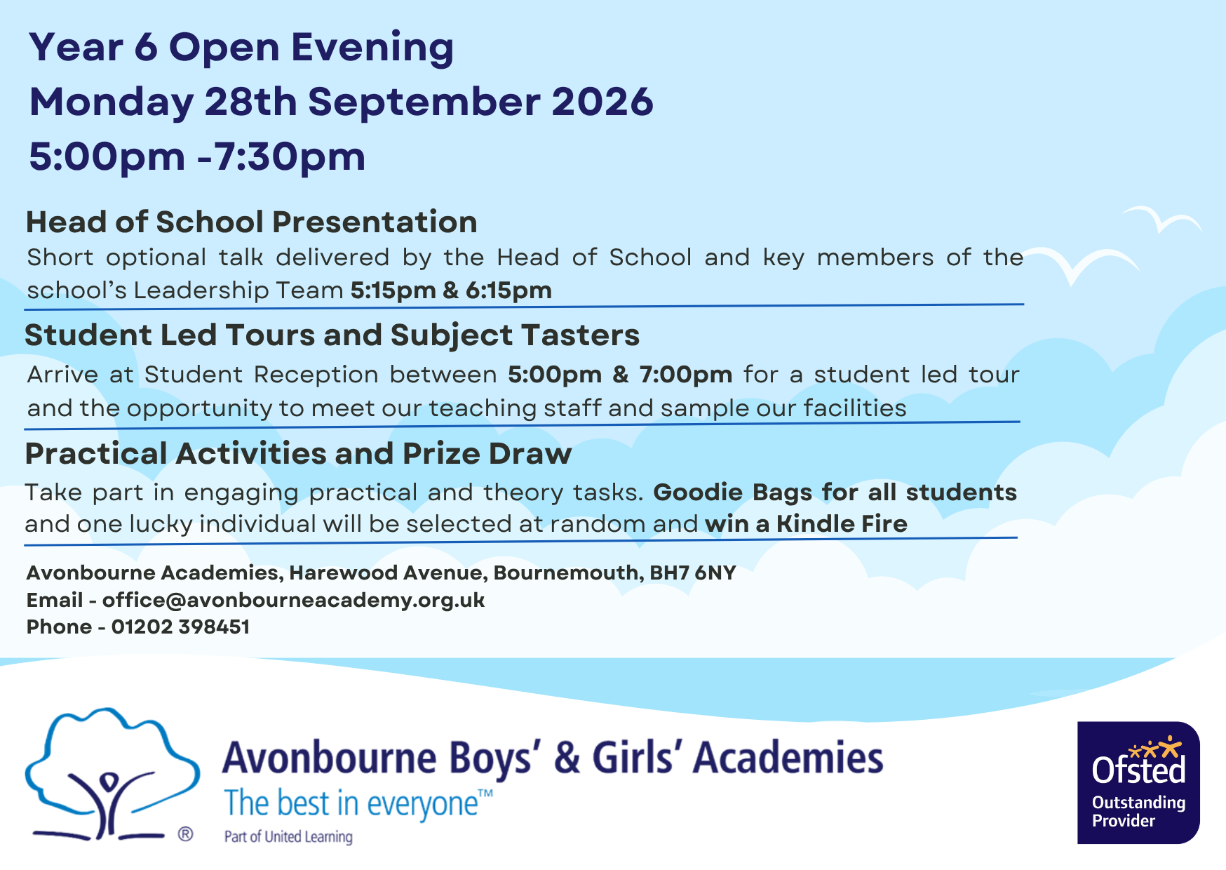 Open Evening