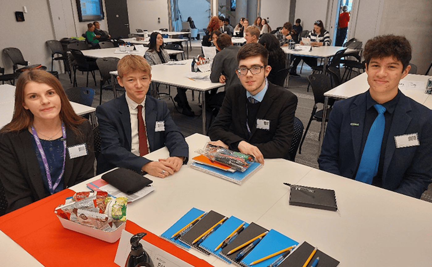 UNITED SIXTH FORM STUDENTS TAKE TO THE STAGE AT COP27 SIMULATION EVENT